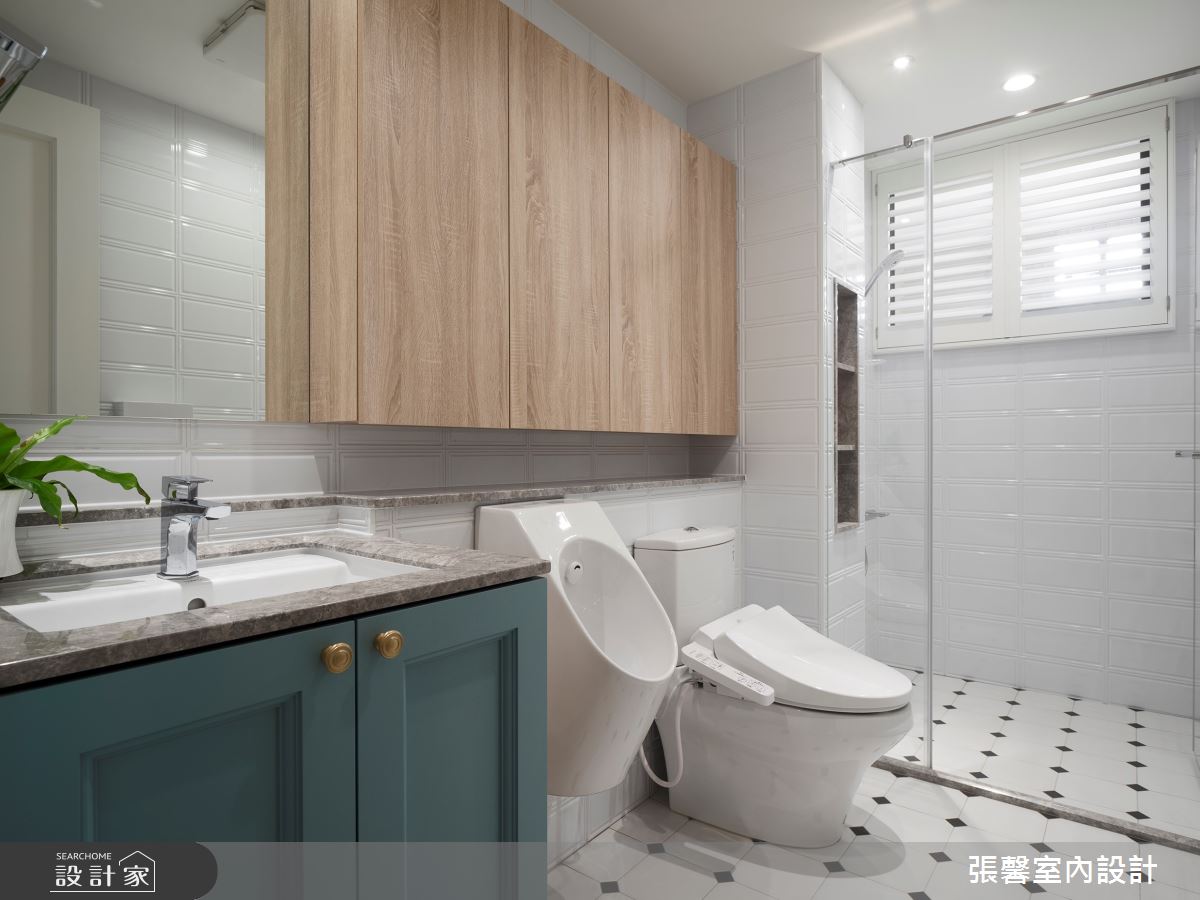 52坪新成屋(5年以下)＿美式風浴室案例圖片＿張馨室內設計/瀚觀室內裝修設計工程有限公司＿張馨_徜徉 書海國度之13