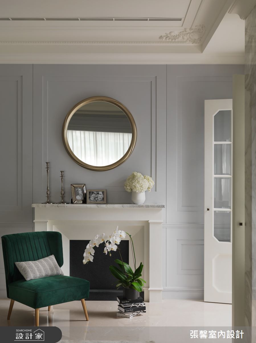 177坪毛胚屋＿美式風客廳案例圖片＿張馨室內設計/瀚觀室內裝修設計工程有限公司＿張馨_大別墅小時尚之1