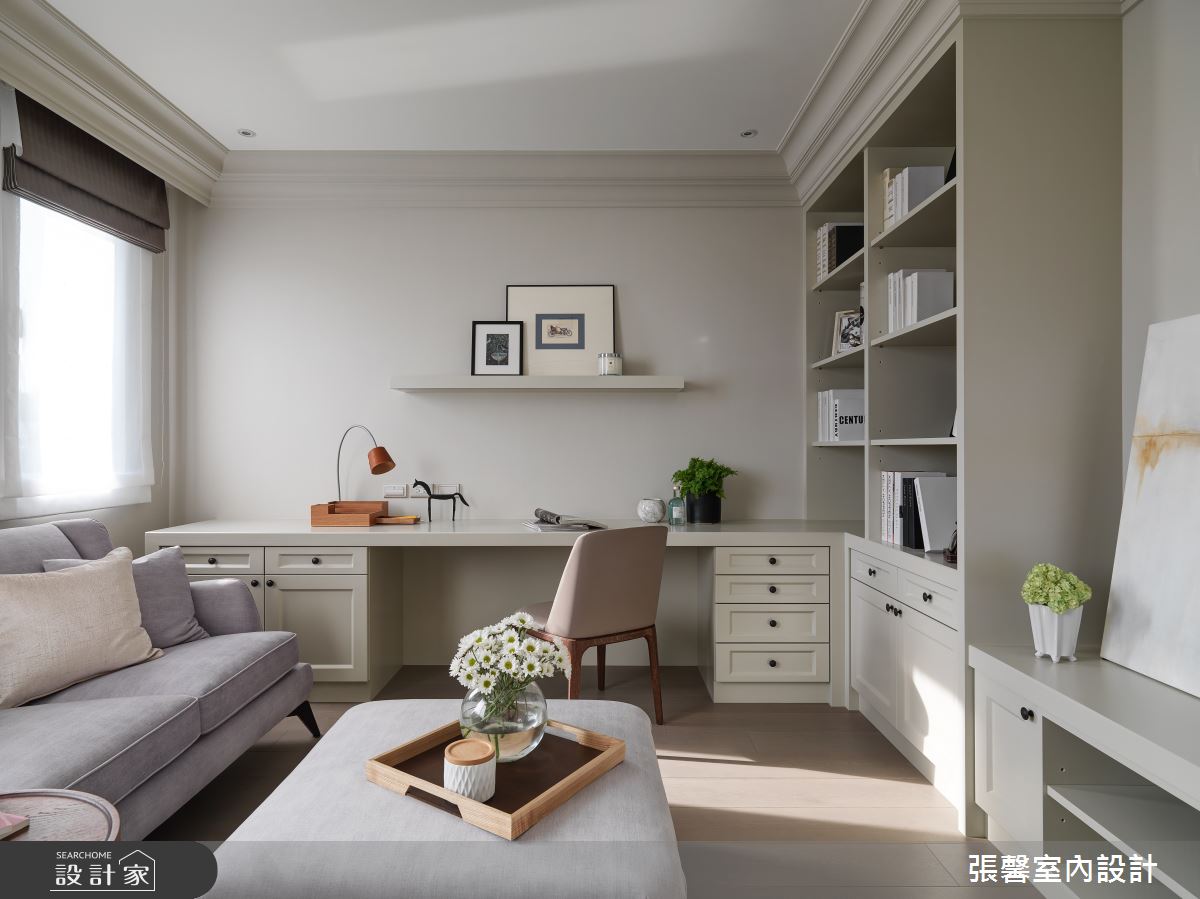 177坪毛胚屋＿美式風書房案例圖片＿張馨室內設計/瀚觀室內裝修設計工程有限公司＿張馨_大別墅小時尚之14