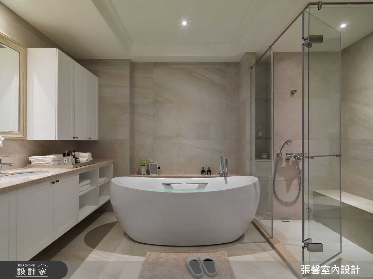 177坪毛胚屋＿美式風浴室案例圖片＿張馨室內設計/瀚觀室內裝修設計工程有限公司＿張馨_大別墅小時尚之16