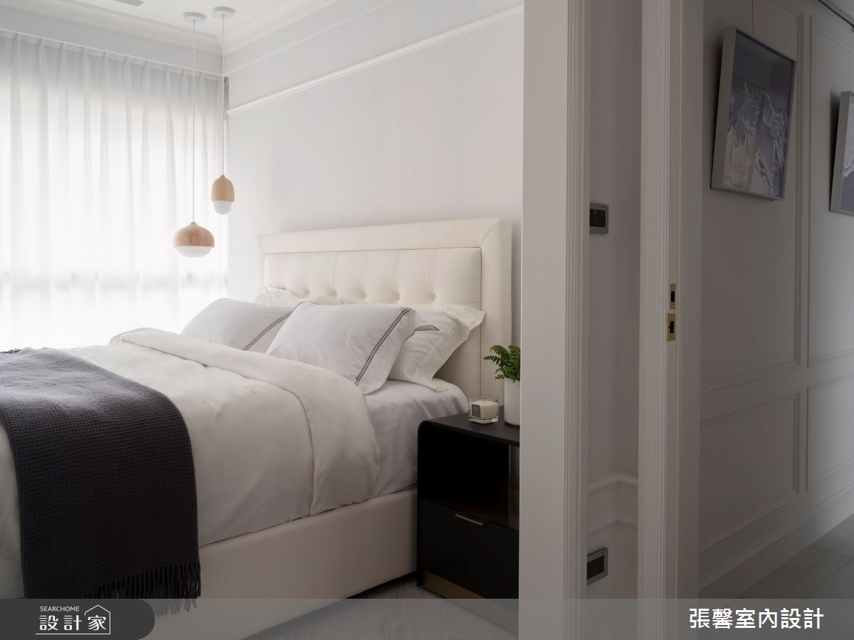 40坪毛胚屋＿美式風臥室案例圖片＿張馨室內設計/瀚觀室內裝修設計工程有限公司＿張馨_清晨巴黎之14