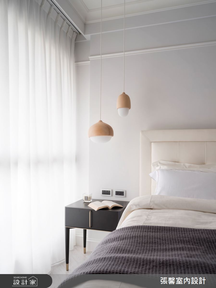 40坪毛胚屋＿美式風臥室案例圖片＿張馨室內設計/瀚觀室內裝修設計工程有限公司＿張馨_清晨巴黎之17