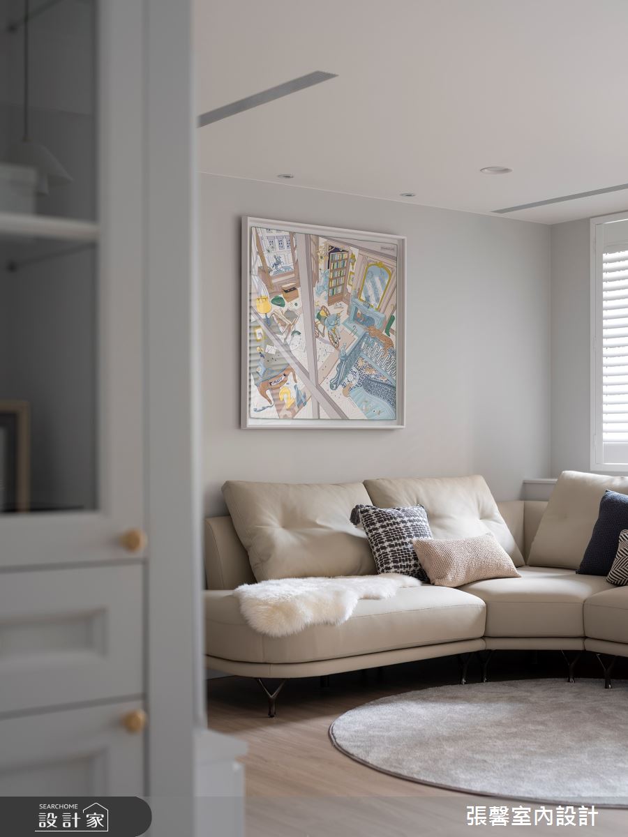 53坪中古屋(5~15年)＿美式風客廳案例圖片＿張馨室內設計/瀚觀室內裝修設計工程有限公司＿張馨_蛻變 怡然生活之10