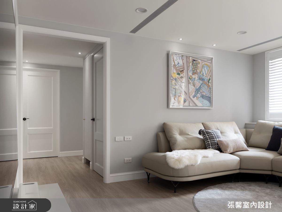 53坪中古屋(5~15年)＿美式風客廳案例圖片＿張馨室內設計/瀚觀室內裝修設計工程有限公司＿張馨_蛻變 怡然生活之11