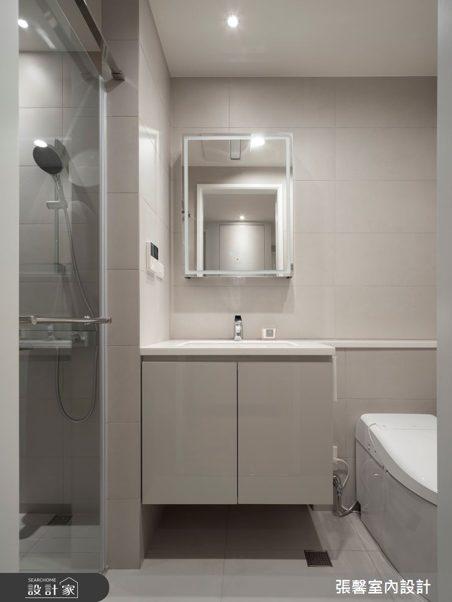 53坪中古屋(5~15年)＿美式風浴室案例圖片＿張馨室內設計/瀚觀室內裝修設計工程有限公司＿張馨_蛻變 怡然生活之16