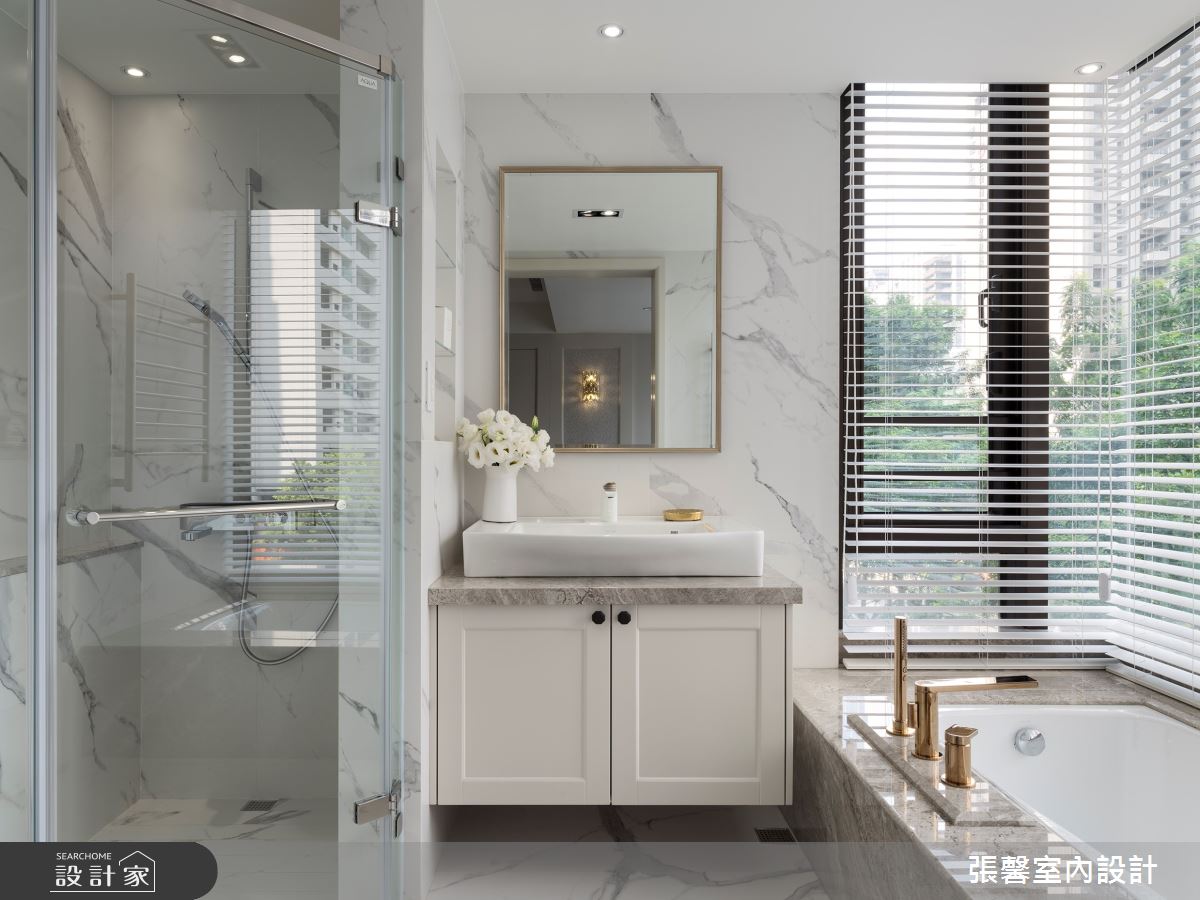 53坪中古屋(5~15年)＿美式風浴室案例圖片＿張馨室內設計/瀚觀室內裝修設計工程有限公司＿張馨_蛻變 怡然生活之27