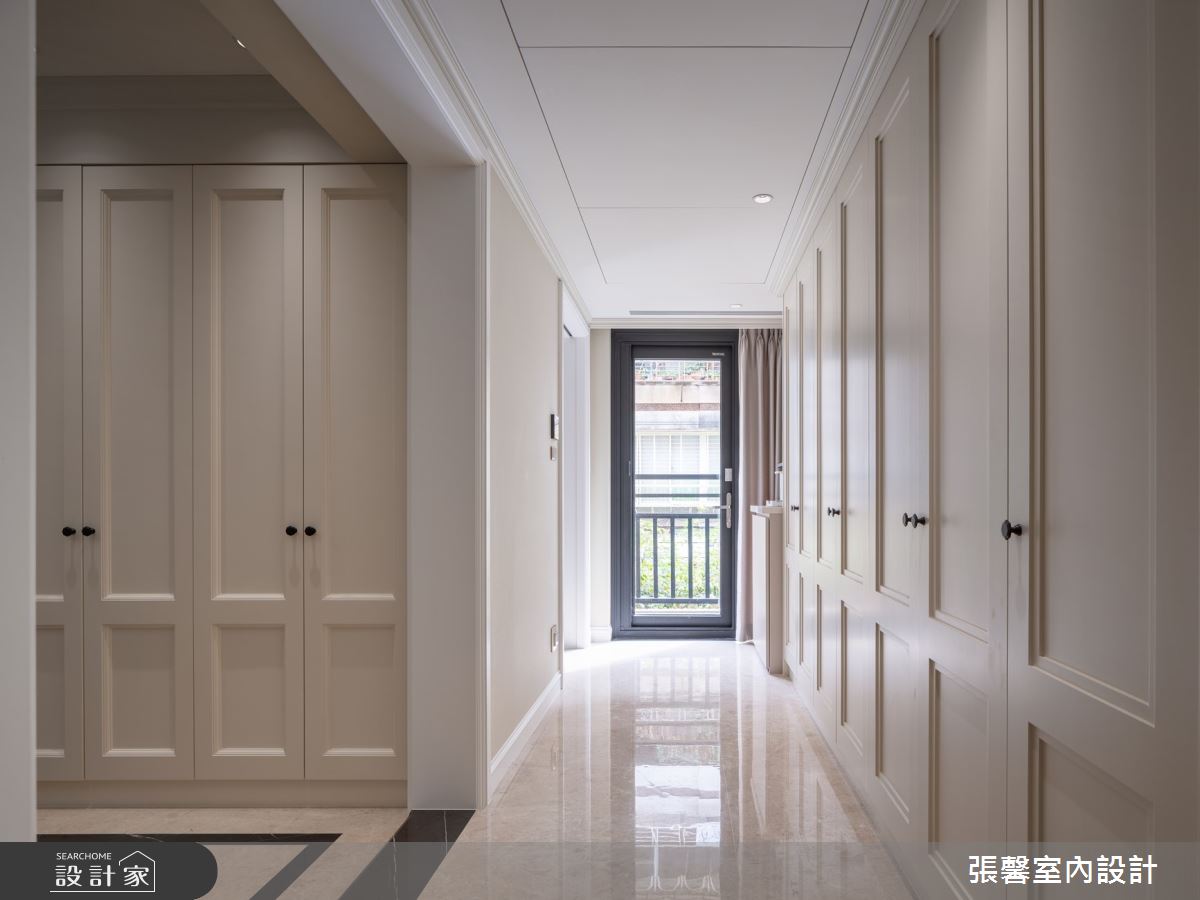 80坪老屋(16~30年)＿美式風玄關案例圖片＿張馨室內設計/瀚觀室內裝修設計工程有限公司＿張馨_名門雅集之3