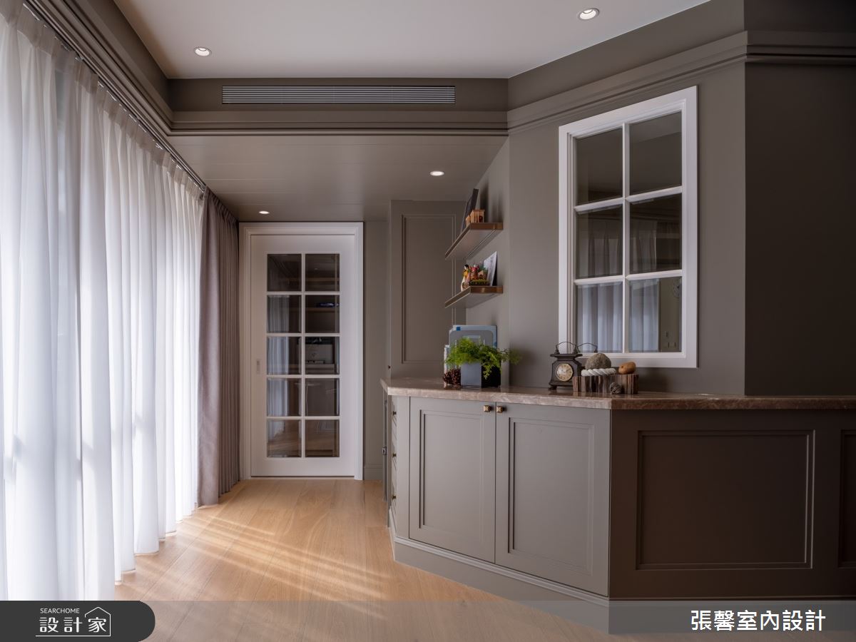 80坪老屋(16~30年)＿美式風書房案例圖片＿張馨室內設計/瀚觀室內裝修設計工程有限公司＿張馨_名門雅集之4