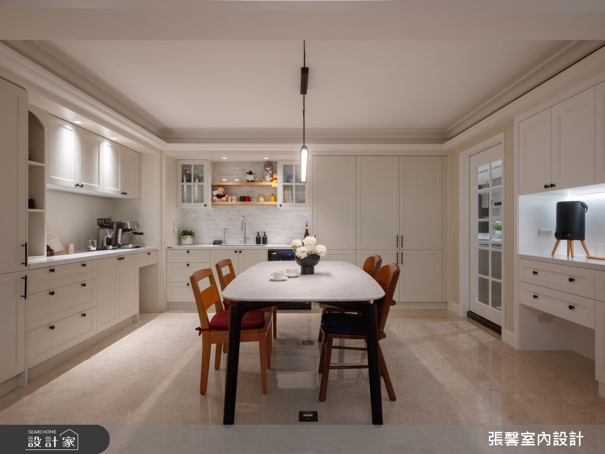 80坪老屋(16~30年)＿美式風餐廳案例圖片＿張馨室內設計/瀚觀室內裝修設計工程有限公司＿張馨_名門雅集之8