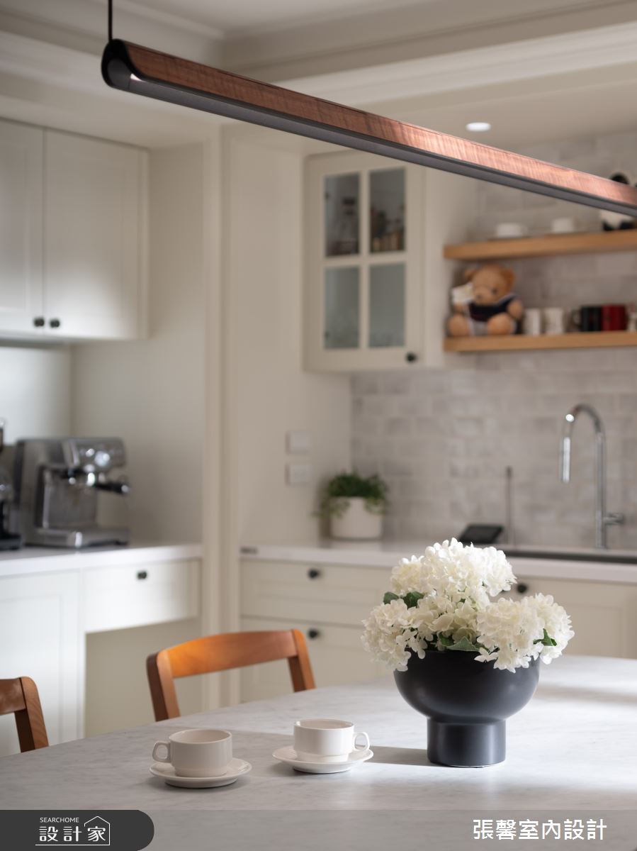 80坪老屋(16~30年)＿美式風餐廳廚房案例圖片＿張馨室內設計/瀚觀室內裝修設計工程有限公司＿張馨_名門雅集之10