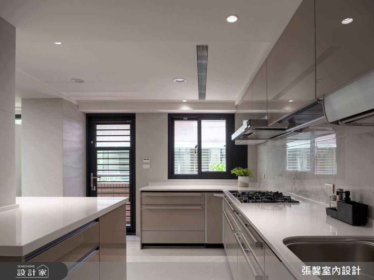80坪老屋(16~30年)＿美式風廚房案例圖片＿張馨室內設計/瀚觀室內裝修設計工程有限公司＿張馨_名門雅集之11