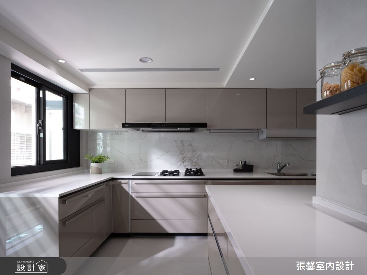 80坪老屋(16~30年)＿美式風廚房案例圖片＿張馨室內設計/瀚觀室內裝修設計工程有限公司＿張馨_名門雅集之12