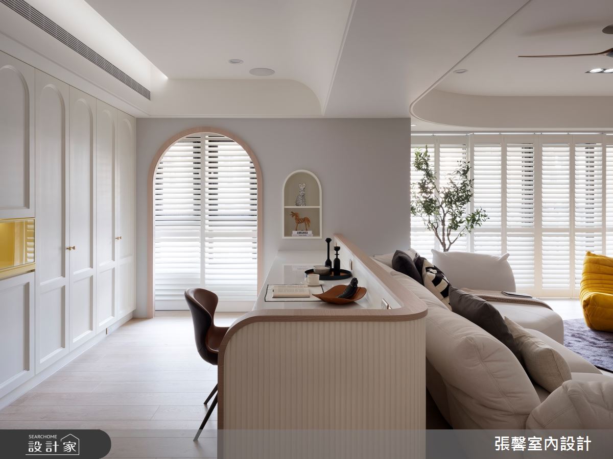 64坪毛胚屋＿美式風書房工作區案例圖片＿張馨室內設計/瀚觀室內裝修設計工程有限公司＿張馨_獨享 童話圓舞曲之195