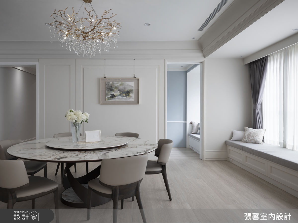 72坪毛胚屋＿美式風餐廳臥榻案例圖片＿張馨室內設計/瀚觀室內裝修設計工程有限公司＿張馨_晴空 和煦之11