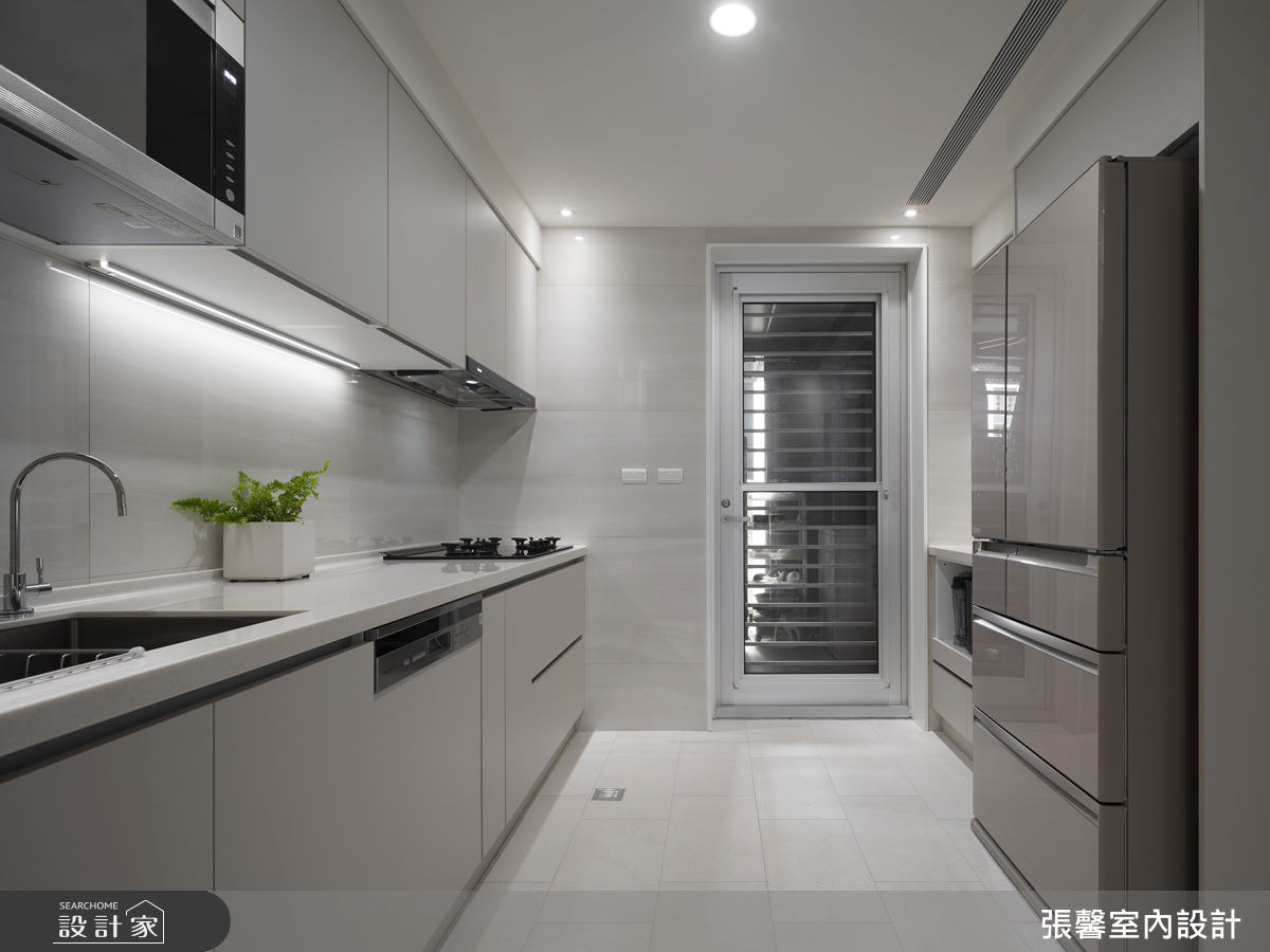 72坪毛胚屋＿美式風廚房案例圖片＿張馨室內設計/瀚觀室內裝修設計工程有限公司＿張馨_晴空 和煦之17