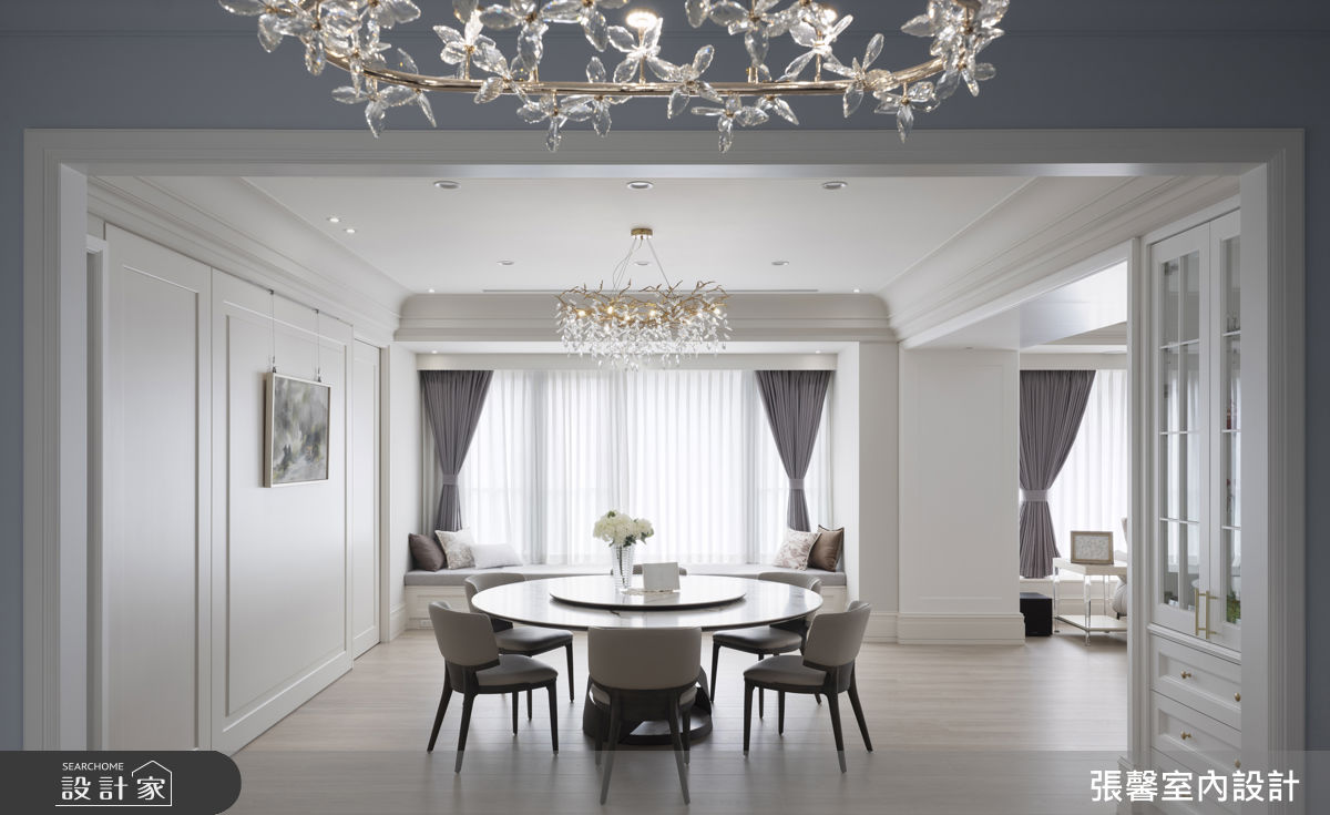 72坪毛胚屋＿美式風餐廳臥榻案例圖片＿張馨室內設計/瀚觀室內裝修設計工程有限公司＿張馨_晴空 和煦之18