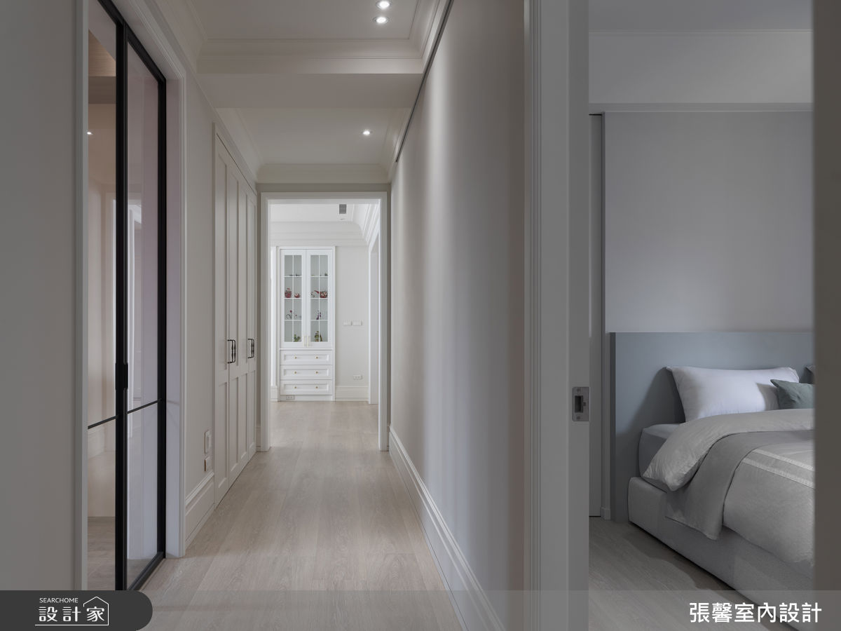 72坪毛胚屋＿美式風臥室走廊案例圖片＿張馨室內設計/瀚觀室內裝修設計工程有限公司＿張馨_晴空 和煦之29