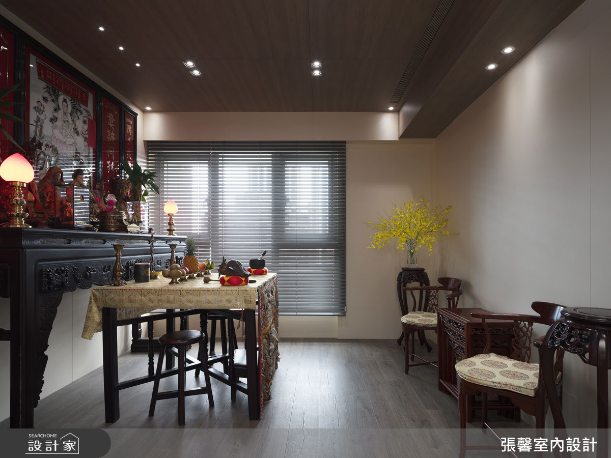 72坪毛胚屋＿美式風佛堂案例圖片＿張馨室內設計/瀚觀室內裝修設計工程有限公司＿張馨_晴空 和煦之33