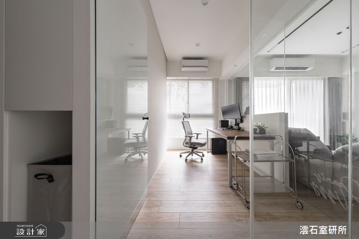 18坪新成屋(5年以下)＿簡約風書房工作區案例圖片＿澐石室研所＿澐石_01鉅虹水岸岩之7