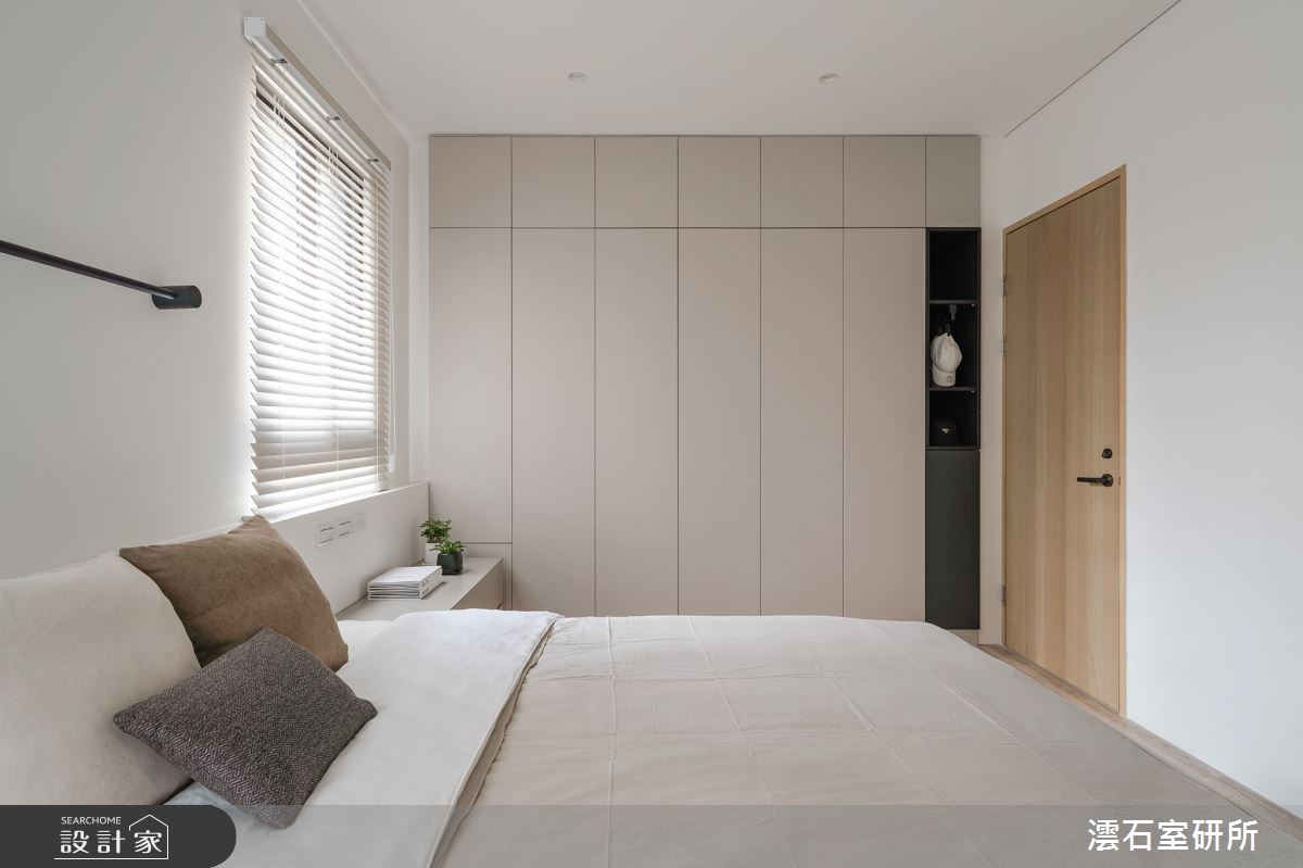 18坪新成屋(5年以下)＿簡約風臥室案例圖片＿澐石室研所＿澐石_01鉅虹水岸岩之13