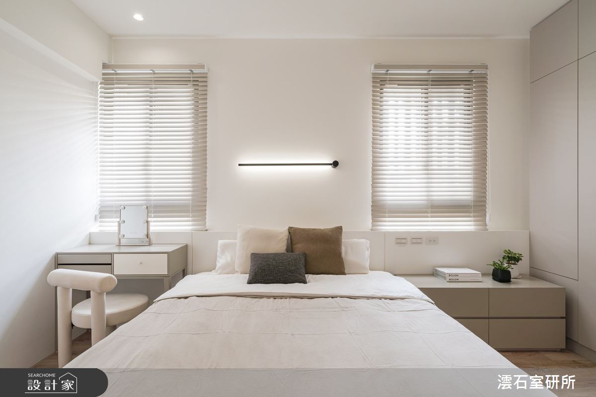 18坪新成屋(5年以下)＿簡約風臥室案例圖片＿澐石室研所＿澐石_01鉅虹水岸岩之14