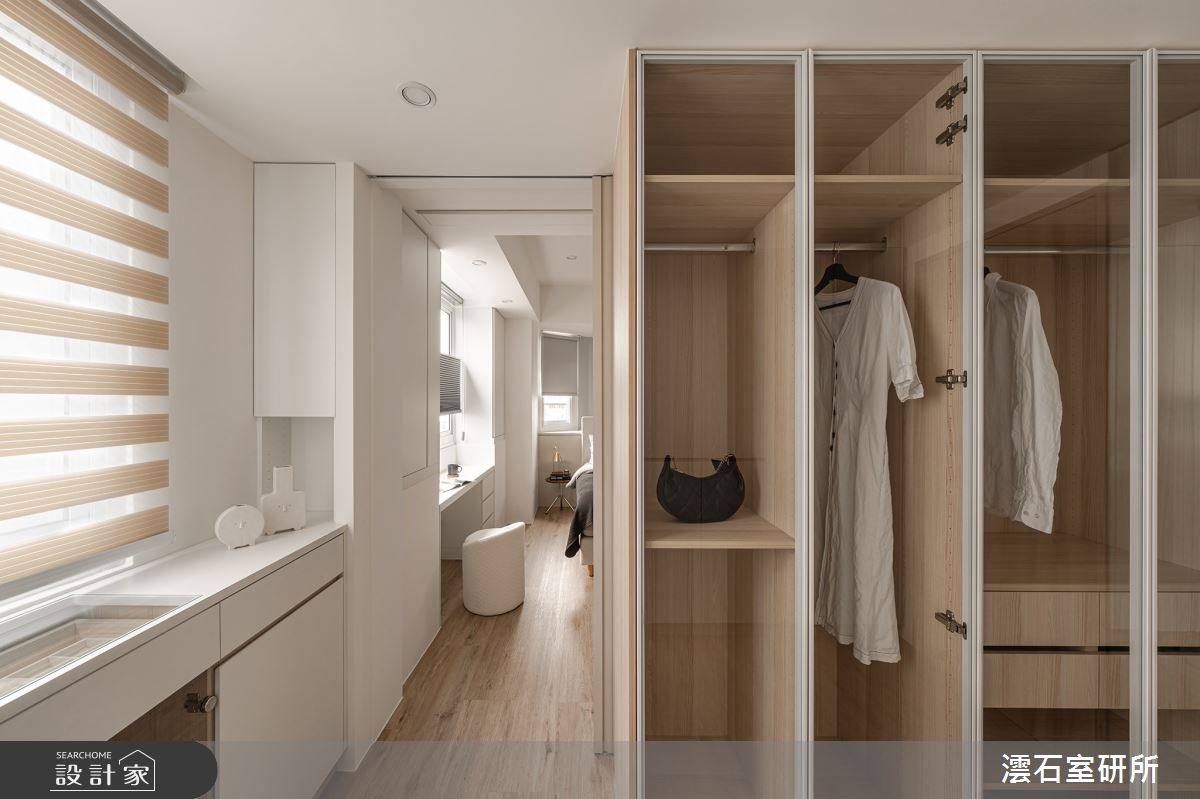 35坪老屋(31~40年)＿北歐風更衣間案例圖片＿澐石室研所＿澐石_04曉明殿廈之7