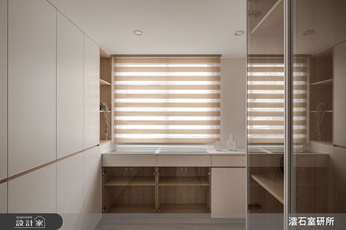 35坪老屋(31~40年)＿北歐風更衣間案例圖片＿澐石室研所＿澐石_04曉明殿廈之8