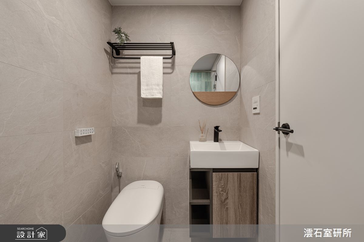 35坪老屋(31~40年)＿北歐風浴室案例圖片＿澐石室研所＿澐石_04曉明殿廈之12