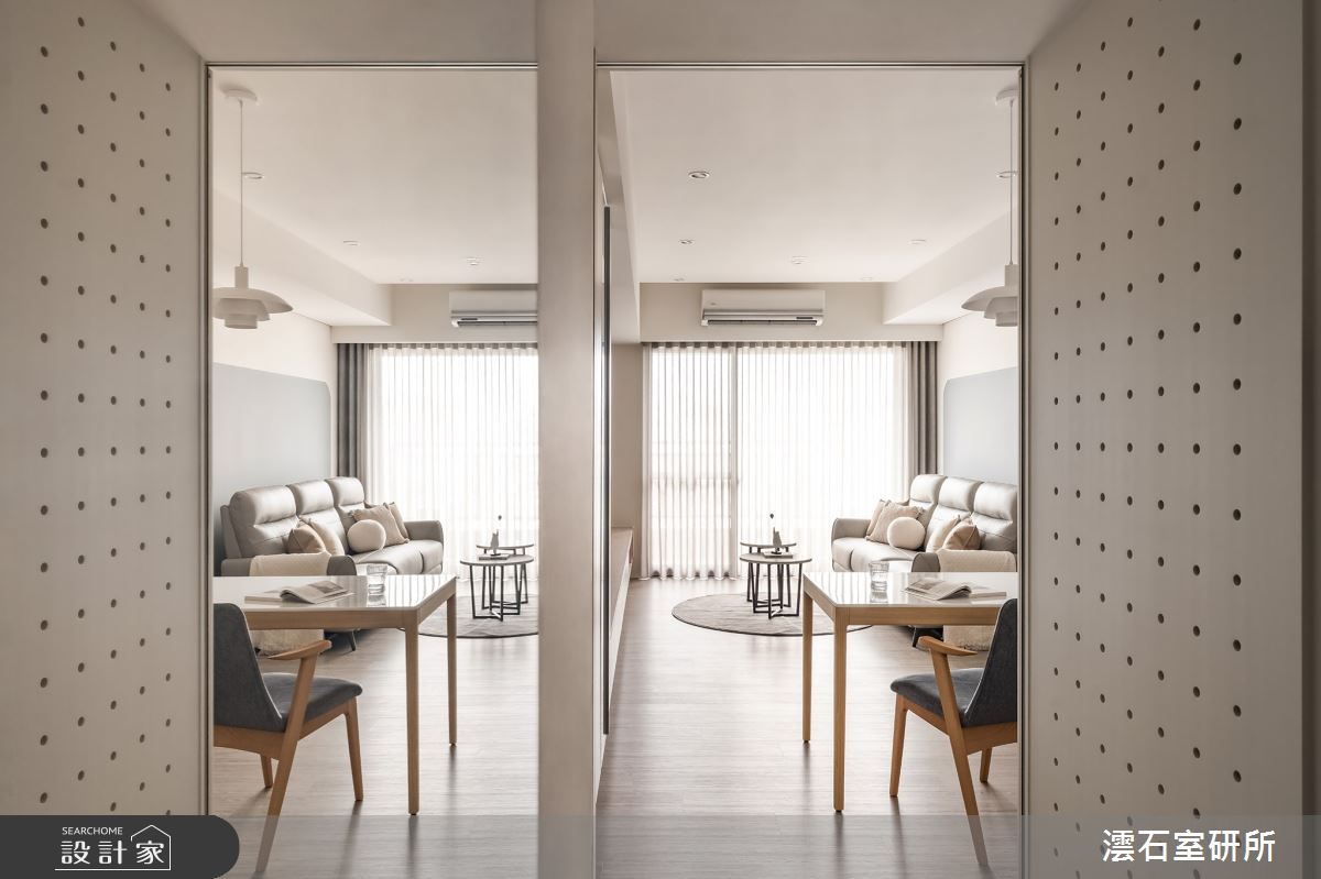 20坪新成屋(5年以下)＿混搭風玄關客廳餐廳案例圖片＿澐石室研所＿澐石_06佳泰大方之1