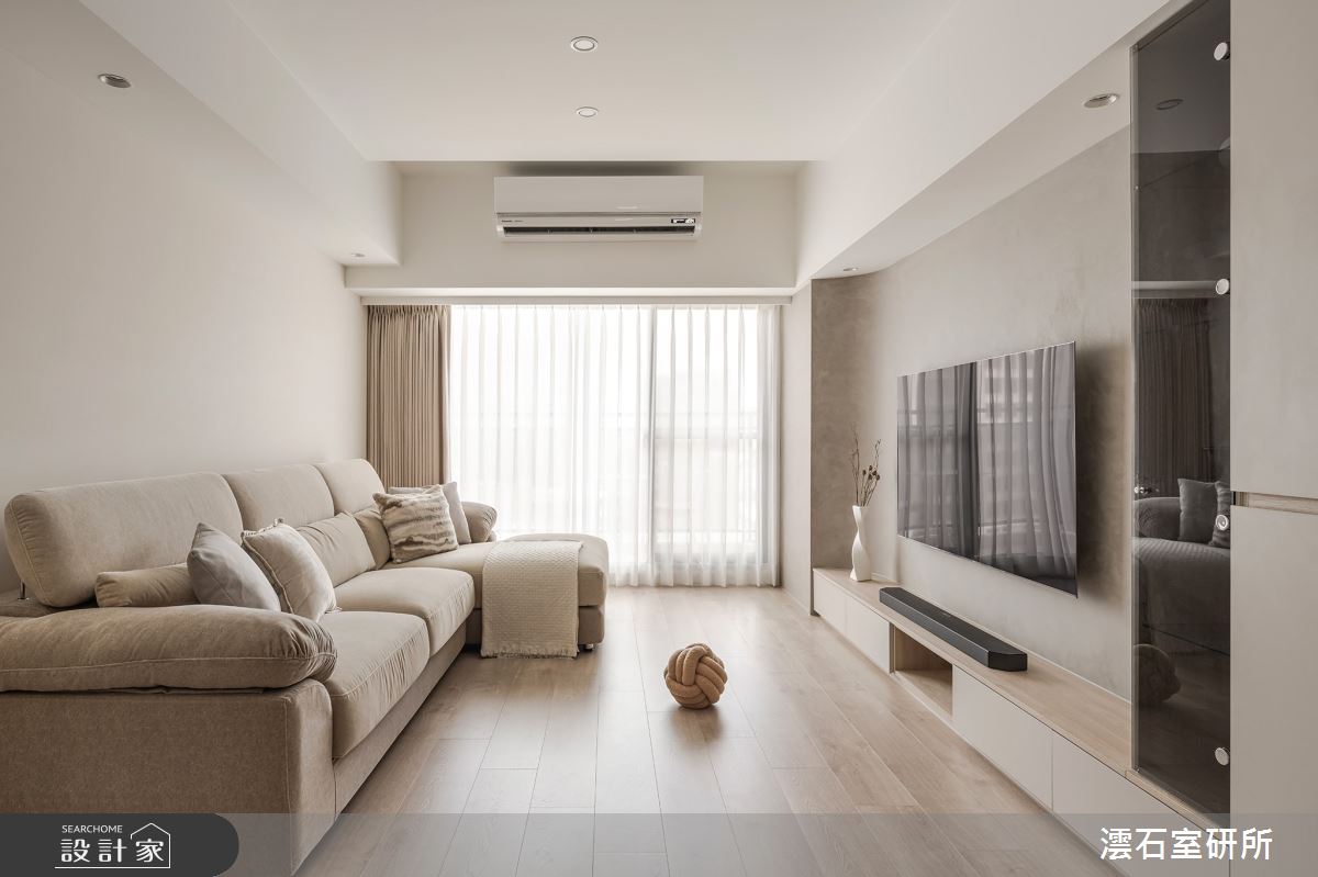 20坪新成屋(5年以下)＿北歐風客廳案例圖片＿澐石室研所＿澐石_07松竹領航之3