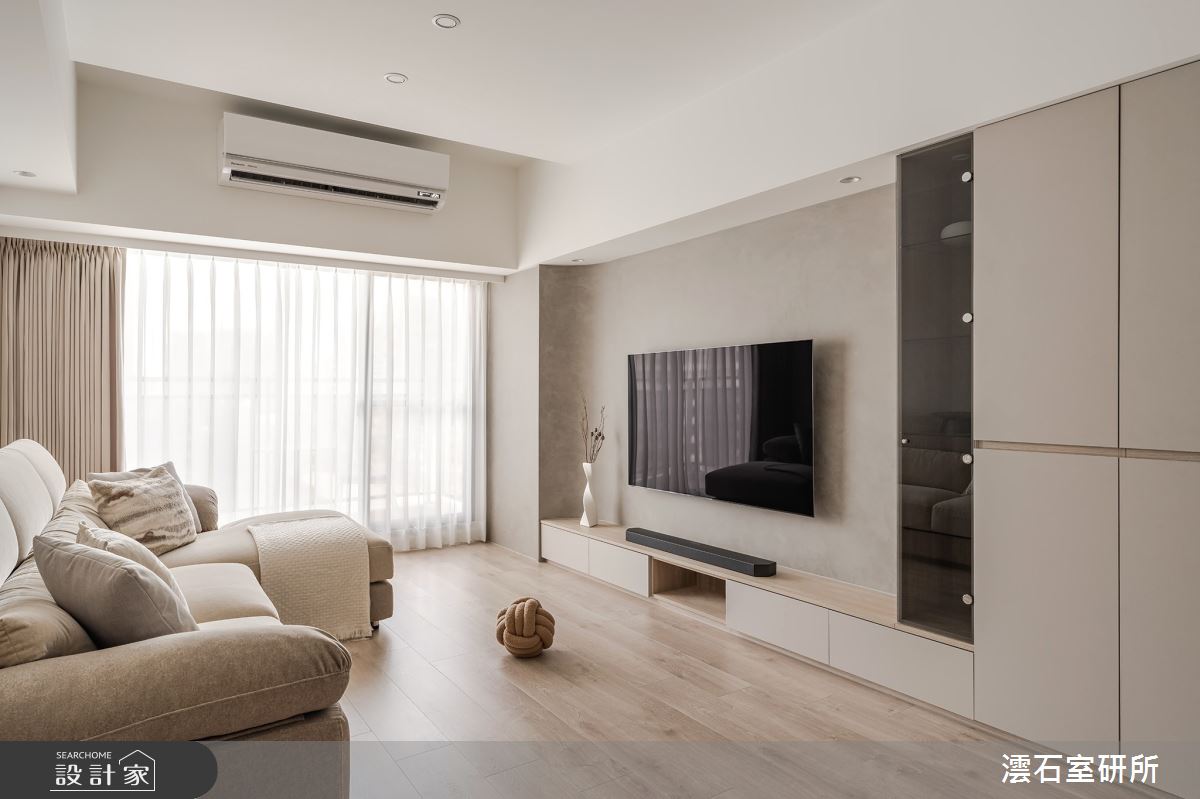 20坪新成屋(5年以下)＿北歐風客廳案例圖片＿澐石室研所＿澐石_07松竹領航之6