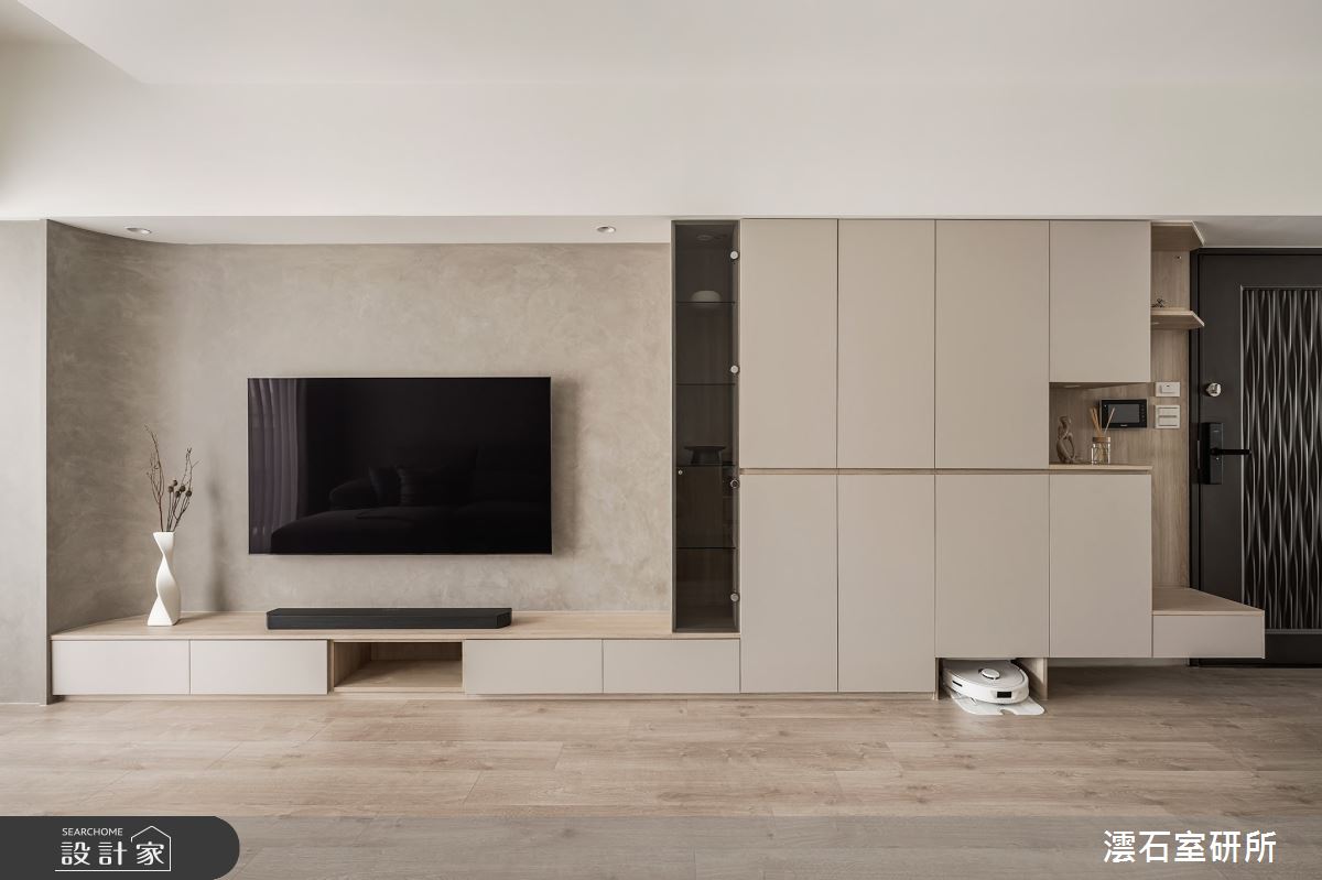20坪新成屋(5年以下)＿北歐風玄關客廳案例圖片＿澐石室研所＿澐石_07松竹領航之7