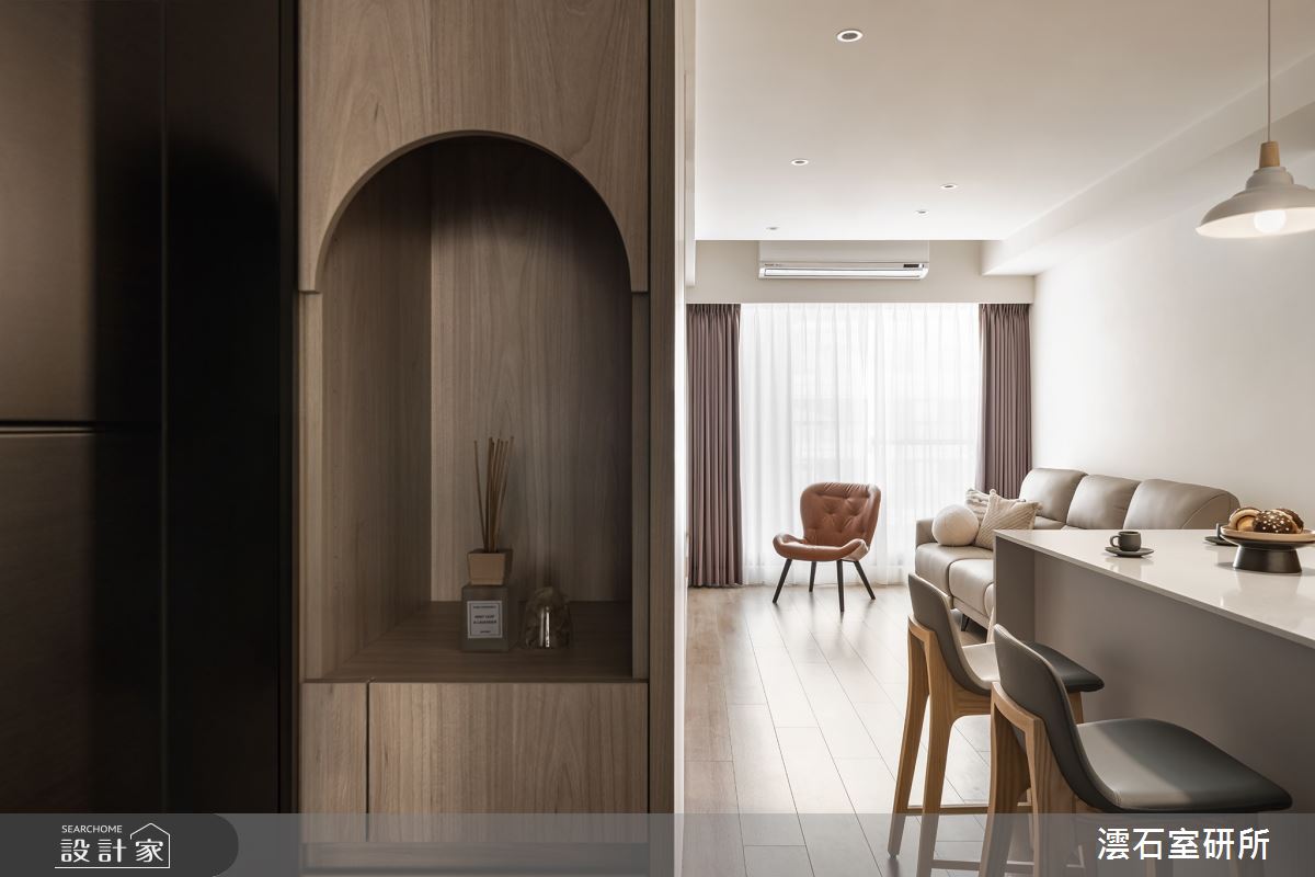 20坪新成屋(5年以下)＿北歐風玄關客廳餐廳案例圖片＿澐石室研所＿澐石_08佳茂6962之1