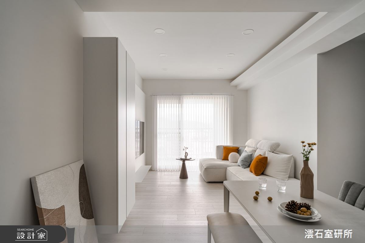 20坪新成屋(5年以下)＿簡約風客廳餐廳案例圖片＿澐石室研所＿澐石_09登陽仰峰之3