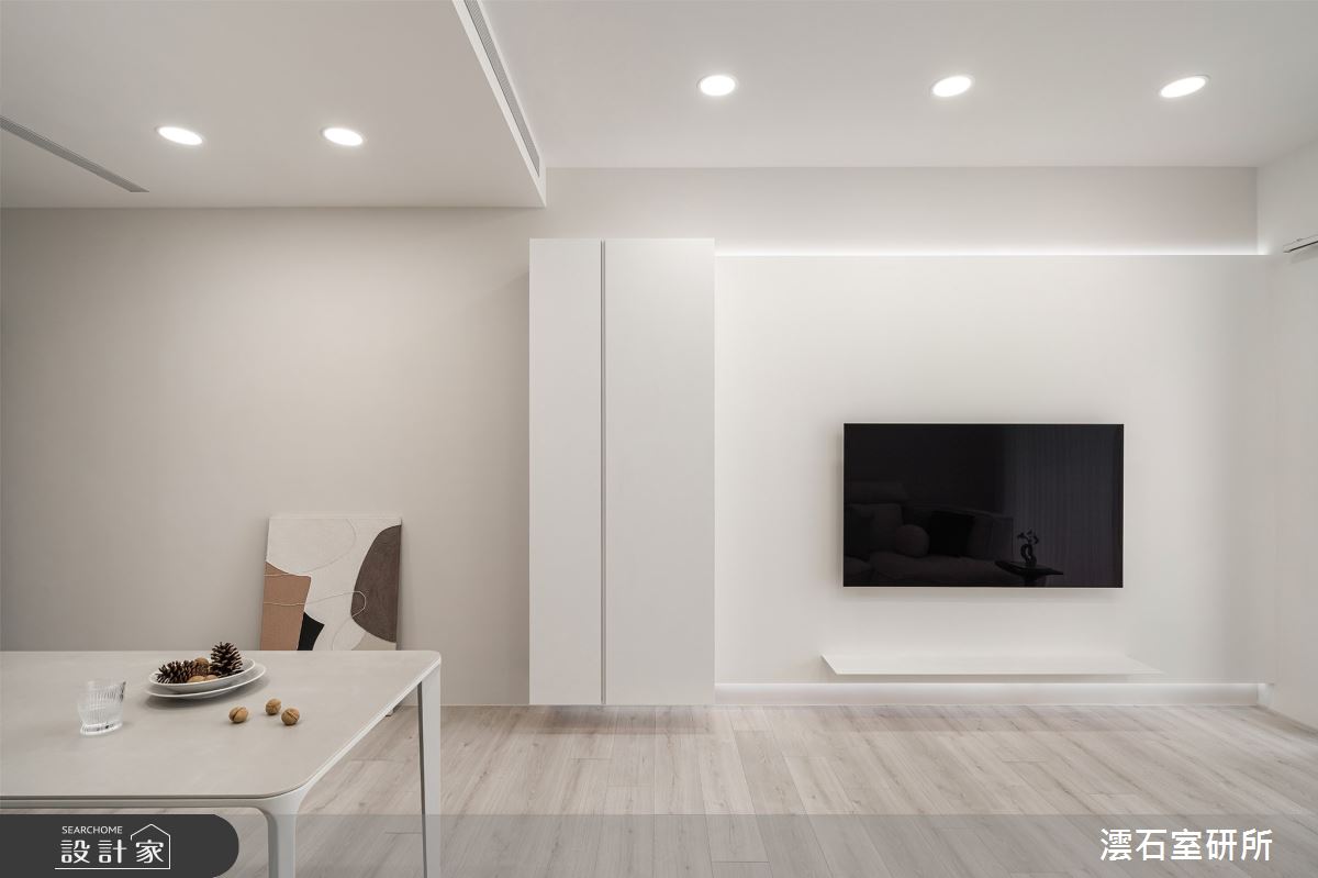 20坪新成屋(5年以下)＿簡約風客廳餐廳案例圖片＿澐石室研所＿澐石_09登陽仰峰之5