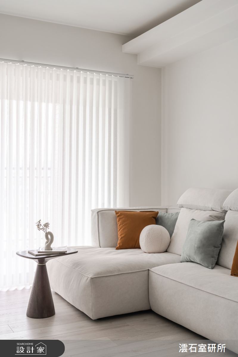 20坪新成屋(5年以下)＿簡約風客廳案例圖片＿澐石室研所＿澐石_09登陽仰峰之7