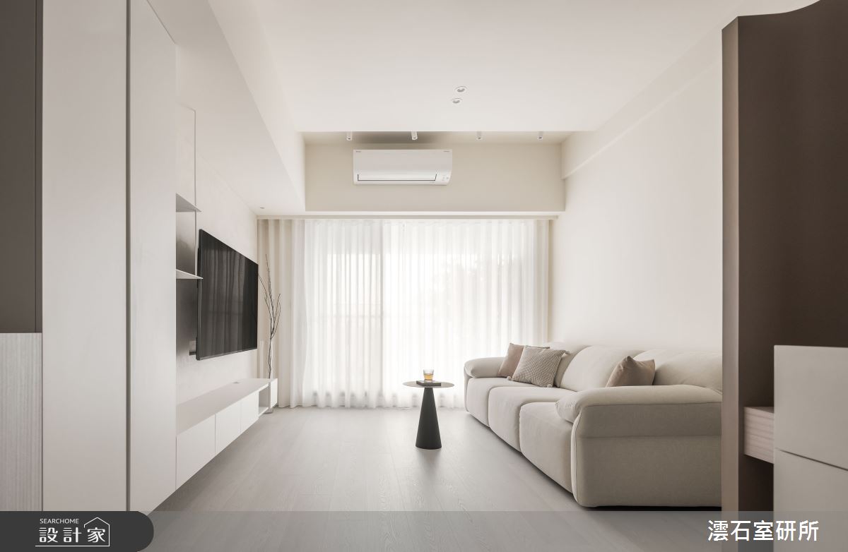 22坪新成屋(5年以下)＿簡約風客廳案例圖片＿澐石室研所＿澐石_10嘉磐信義之6