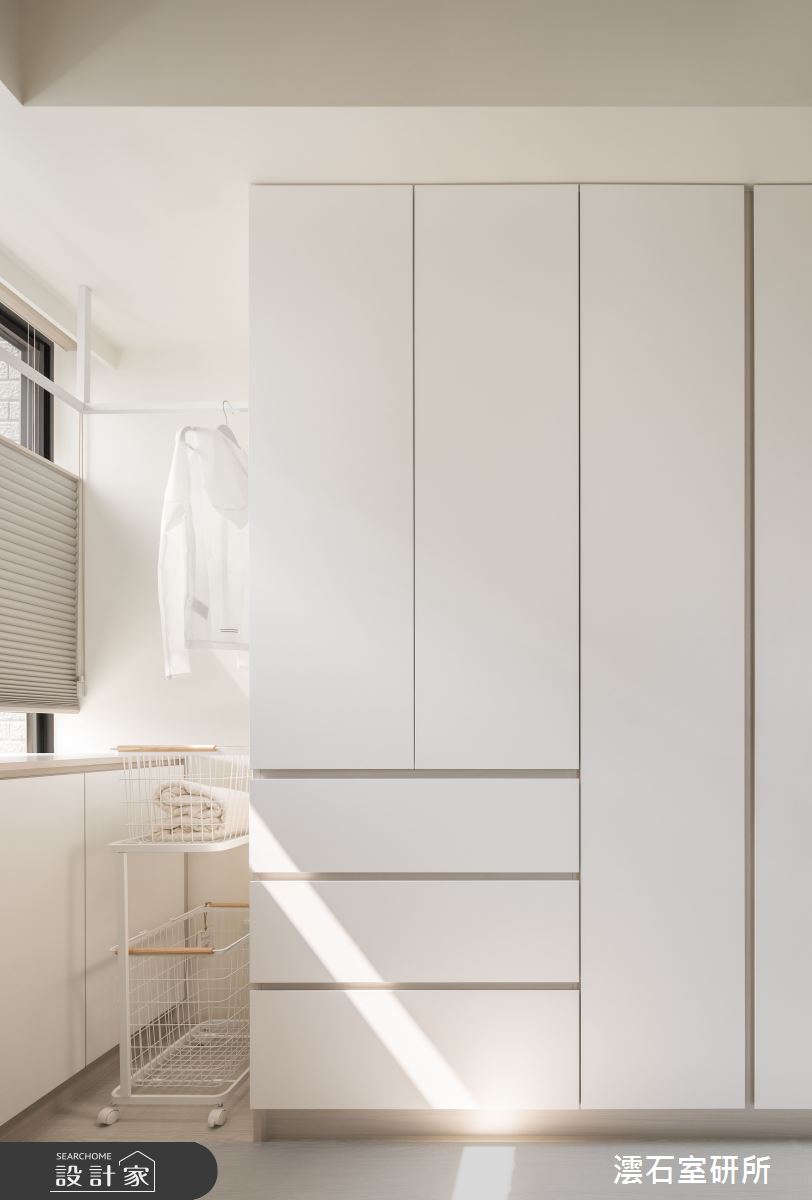 22坪新成屋(5年以下)＿簡約風臥室更衣間案例圖片＿澐石室研所＿澐石_10嘉磐信義之9