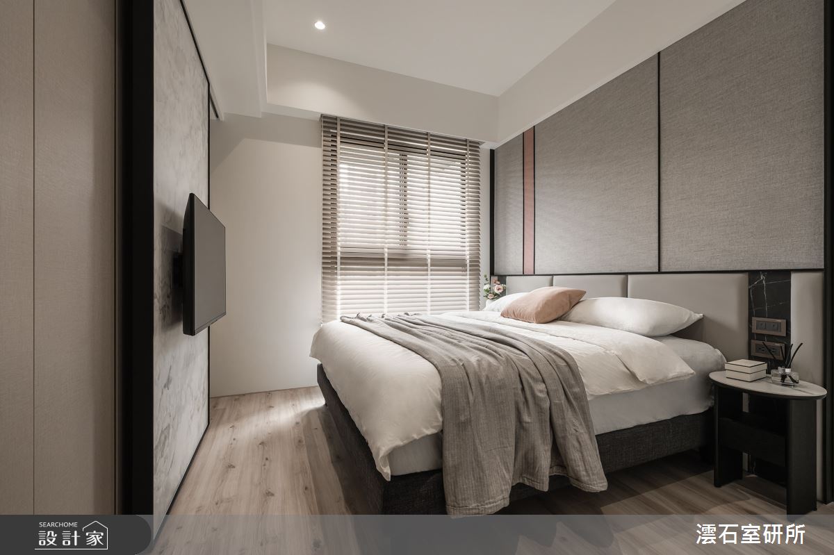 15坪新成屋(5年以下)＿現代風臥室案例圖片＿澐石室研所＿澐石_11惠宇朗庭之8