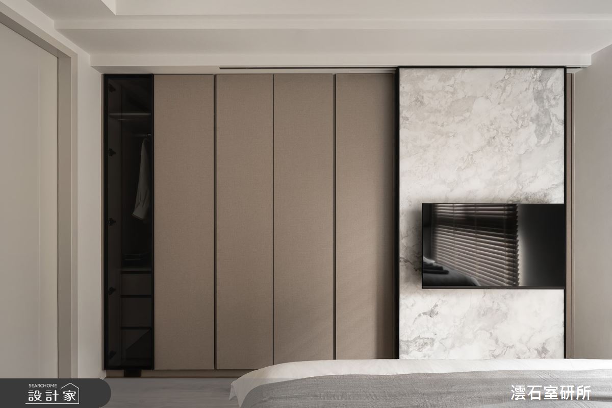 15坪新成屋(5年以下)＿現代風臥室案例圖片＿澐石室研所＿澐石_11惠宇朗庭之11
