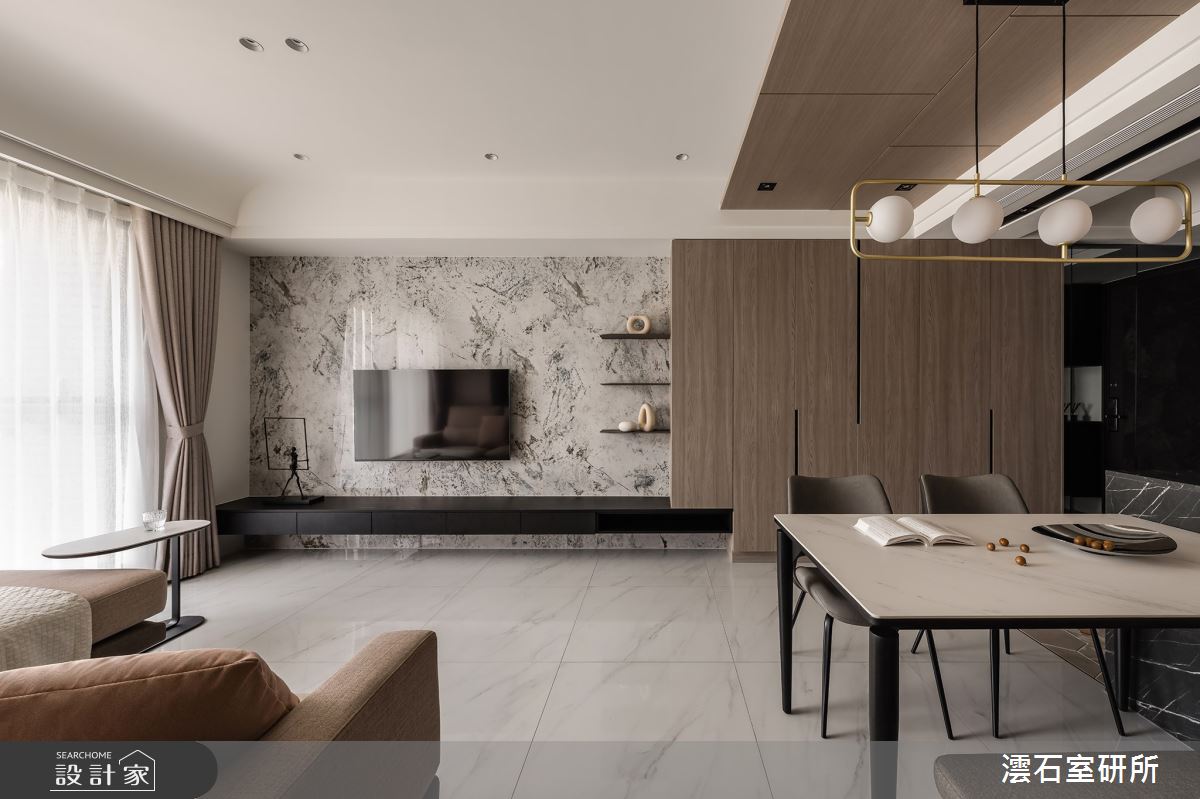 15坪新成屋(5年以下)＿現代風客廳餐廳案例圖片＿澐石室研所＿澐石_11惠宇朗庭之5