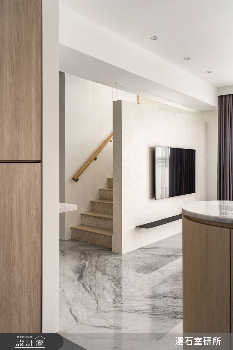 35坪中古屋(5~15年)＿現代風客廳樓梯案例圖片＿澐石室研所＿澐石_16童畫世界之1