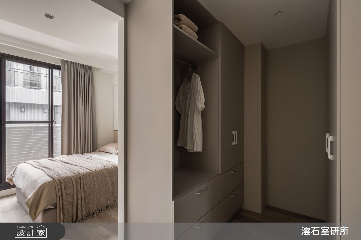 40坪新成屋(5年以下)＿現代風臥室更衣間案例圖片＿澐石室研所＿澐石_19八展08之12