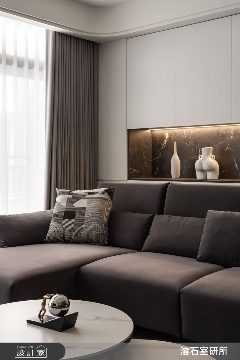 40坪新成屋(5年以下)＿現代風客廳案例圖片＿澐石室研所＿澐石_19八展08之3