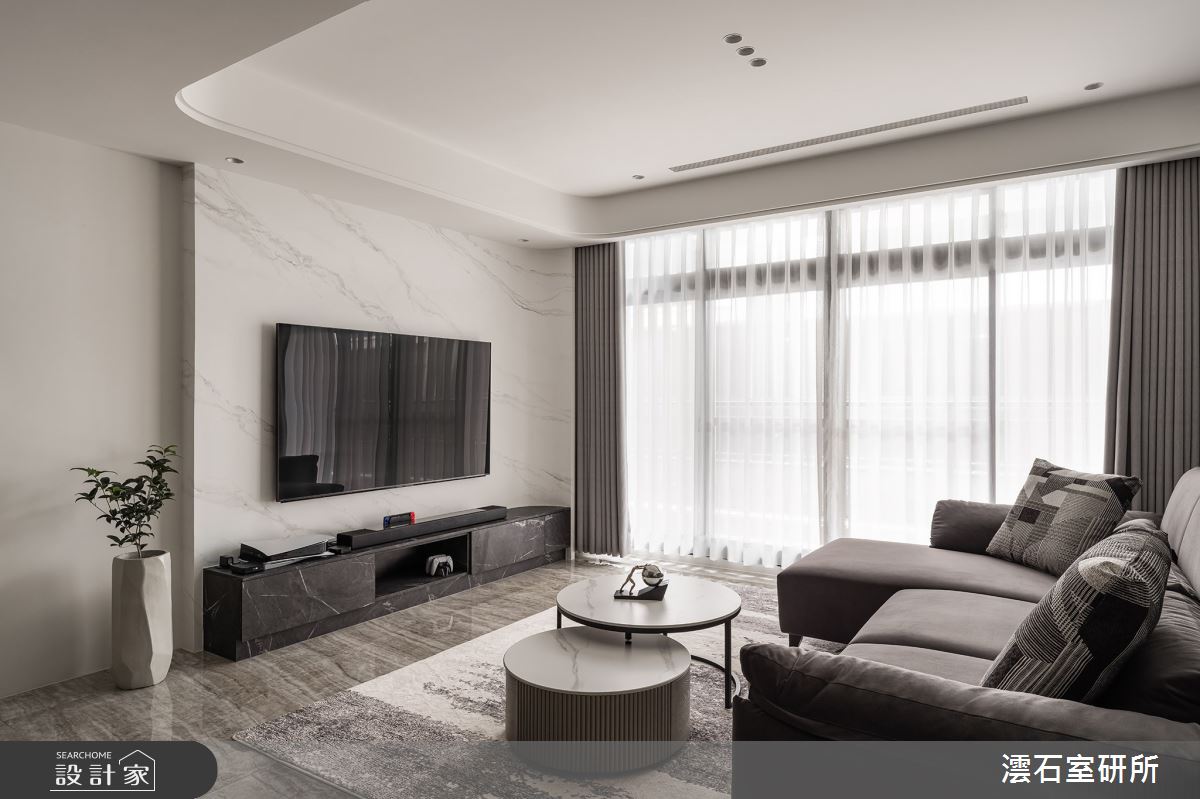 40坪新成屋(5年以下)＿現代風客廳案例圖片＿澐石室研所＿澐石_19八展08之2