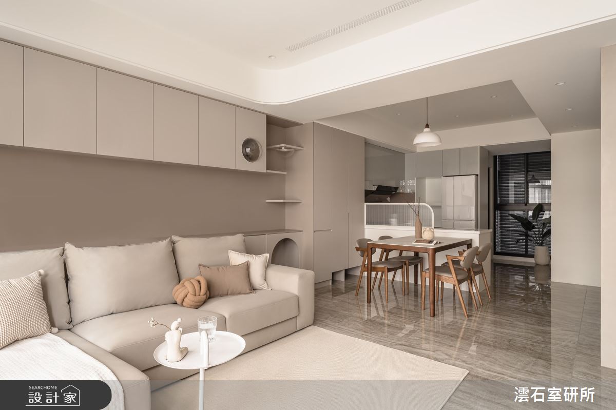 40坪新成屋(5年以下)＿北歐風客廳餐廳廚房案例圖片＿澐石室研所＿澐石_20八展09之7