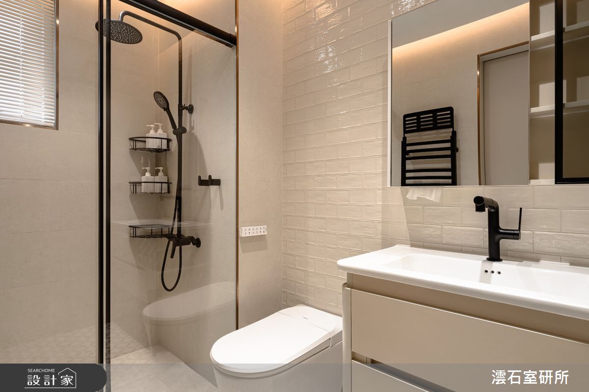 33坪新成屋(5年以下)＿韓系奶油風浴室案例圖片＿澐石室研所＿澐石_23中港雲頂之21