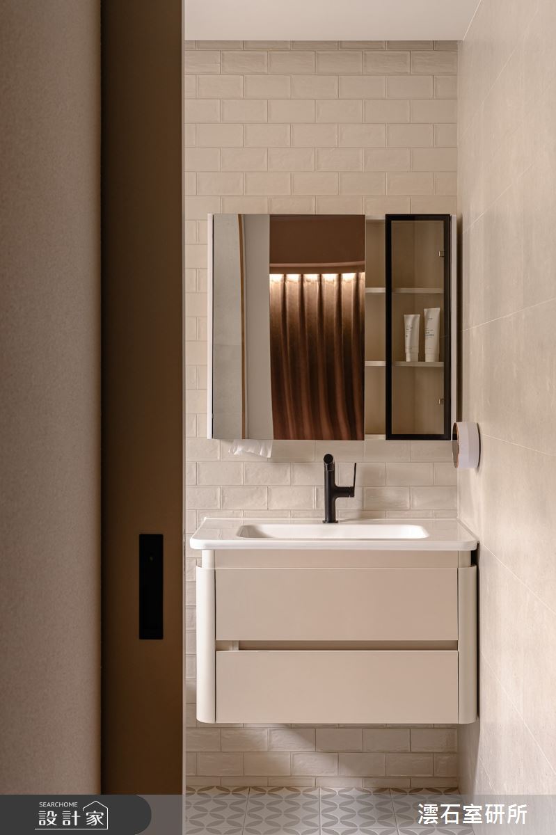 33坪新成屋(5年以下)＿韓系奶油風浴室案例圖片＿澐石室研所＿澐石_23中港雲頂之22