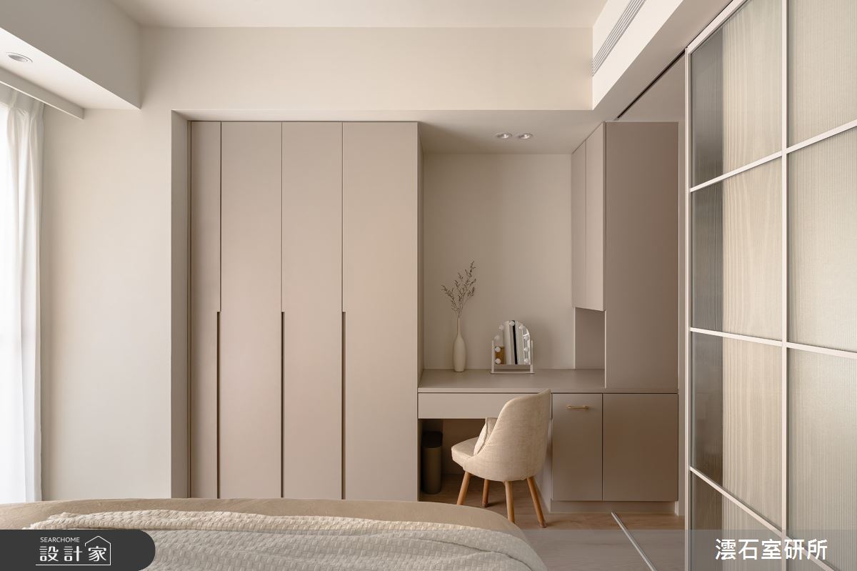 33坪新成屋(5年以下)＿韓系奶油風臥室案例圖片＿澐石室研所＿澐石_23中港雲頂之14