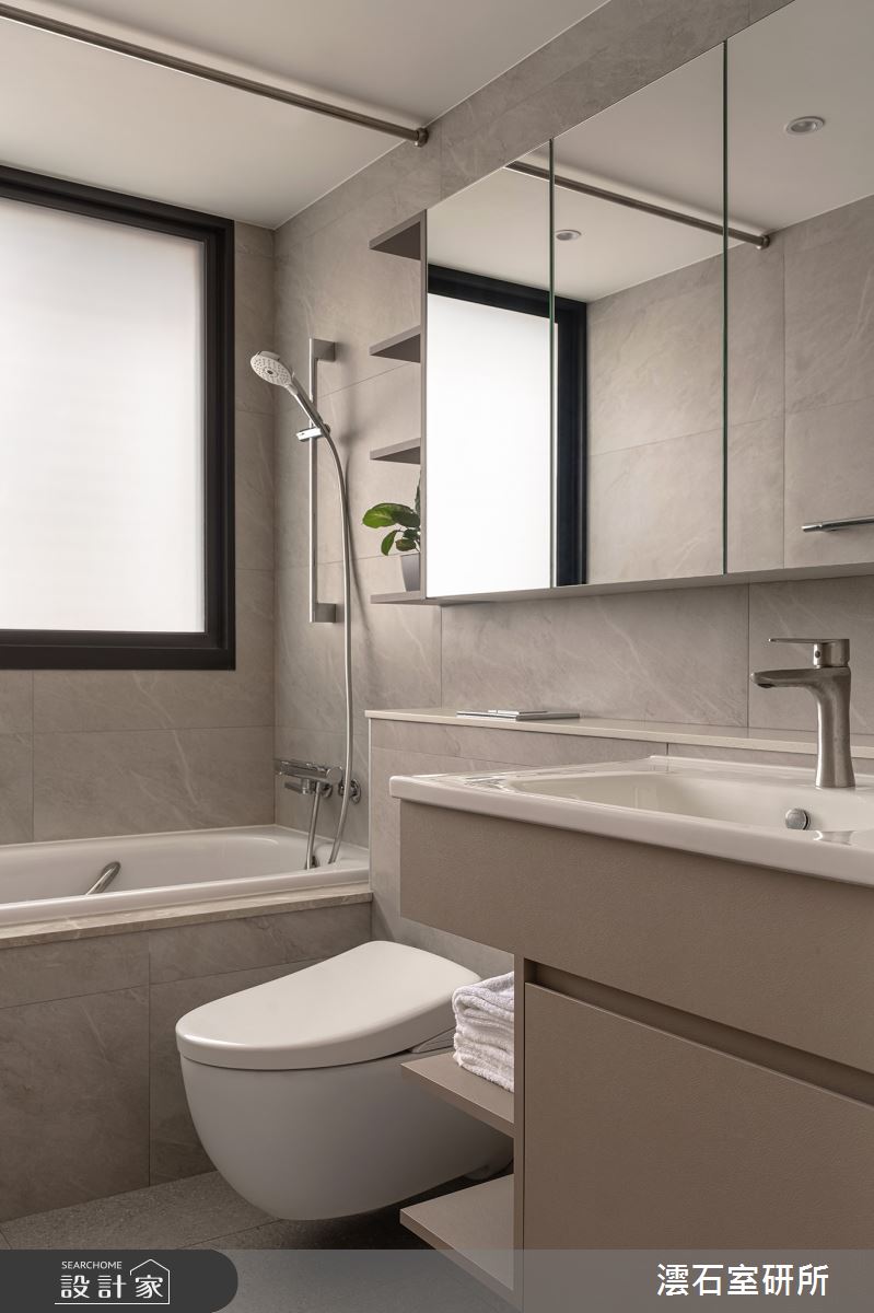 32坪老屋(16~30年)＿現代風浴室案例圖片＿澐石室研所＿澐石_25惠宇科博臻觀之16